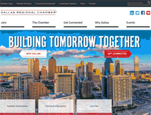 Tablet Screenshot of dallaschamber.org